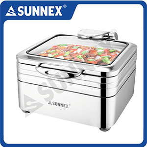 Rectangular Stainless Steel induction Chafer ကိုမိတ်ဆက်ခဲ့သည်