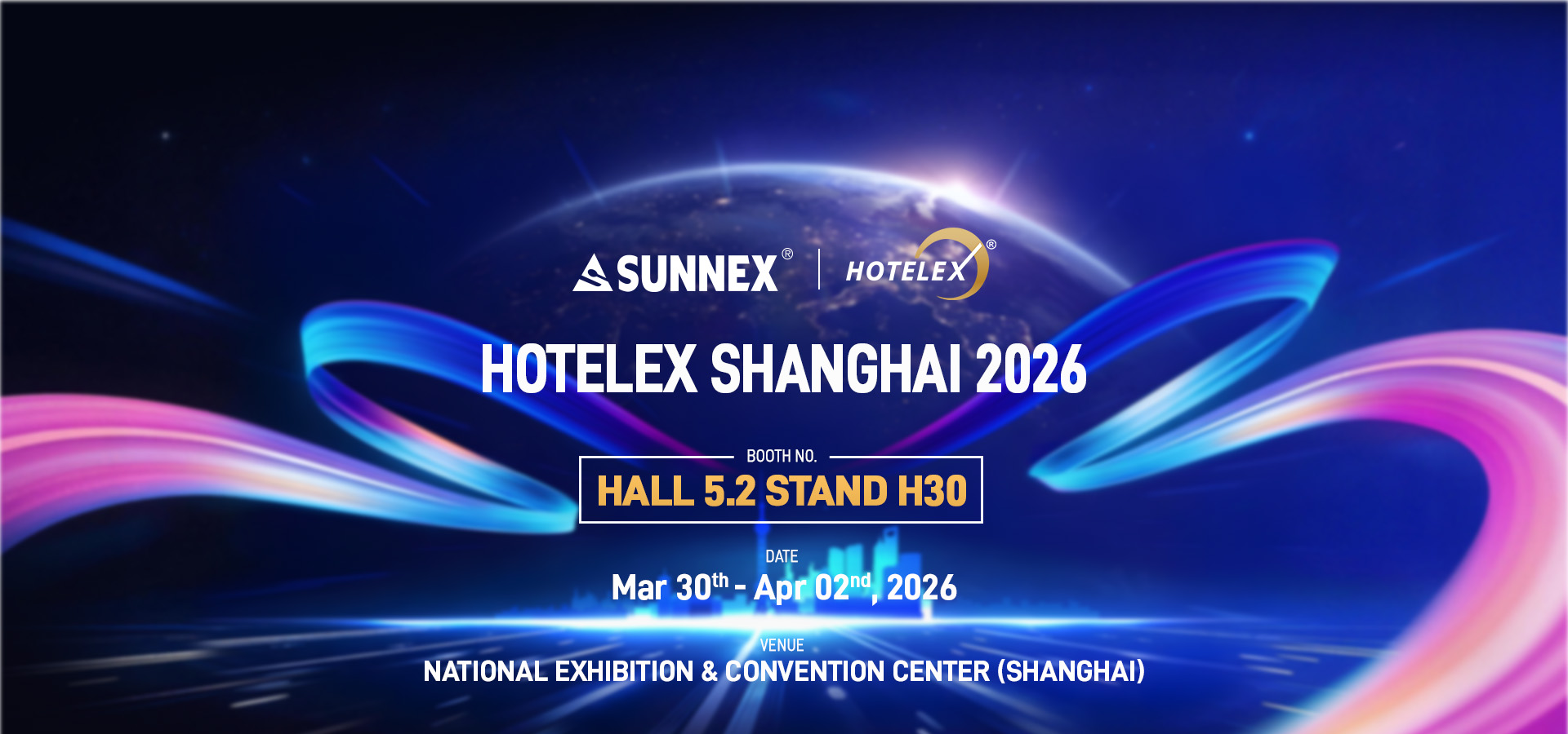 ဖိတ်ကြားချက် - Hotelex Shanghai 2026