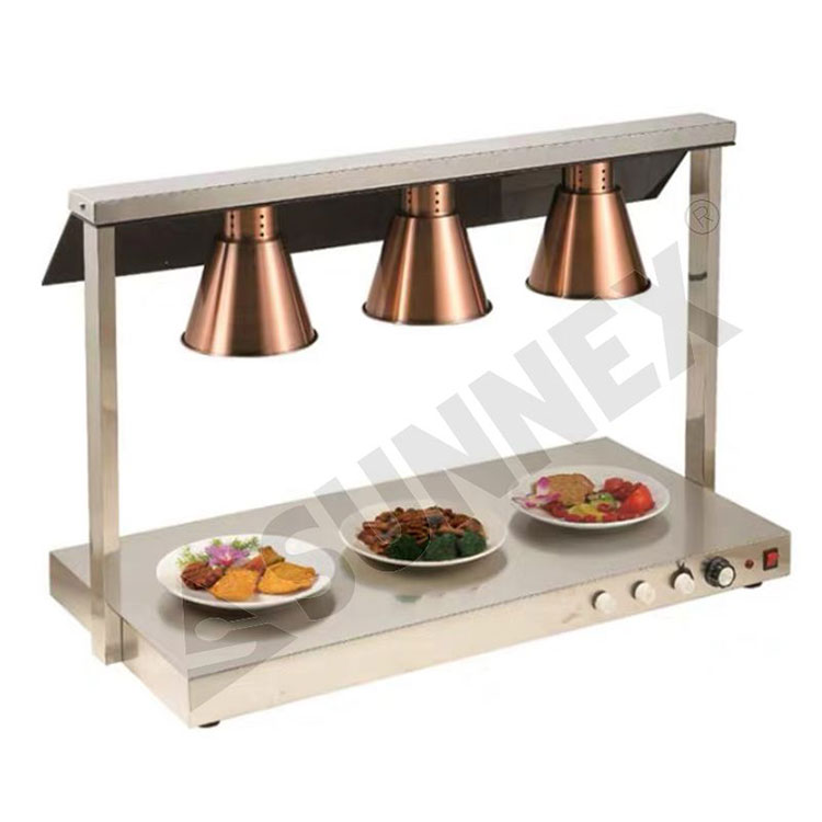 Commercial Hotel Restaurant တွင် Food Warmer Lamp 3 Head