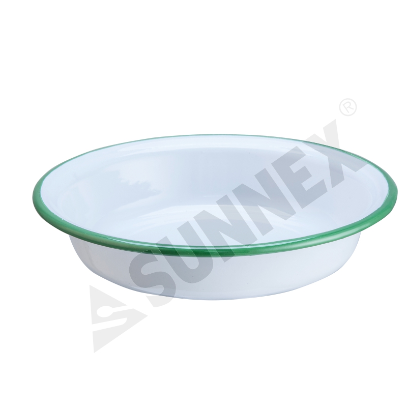 ရရှိနိုင်သည့်အရောင်ခေတ်နှင့်အတူကြွေ Coating Pie Dish