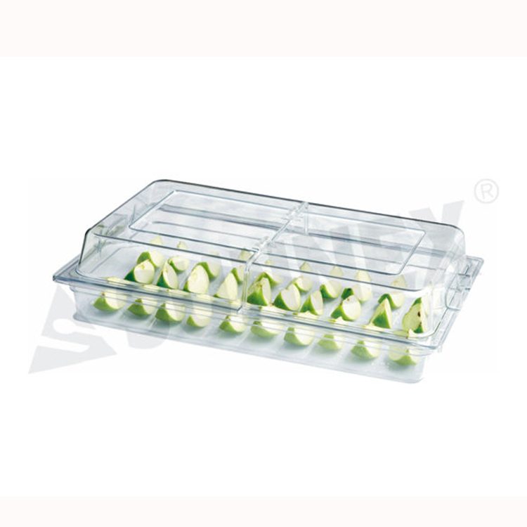 Full Size Rectangular Food Pan Display မျက်နှာဖုံး