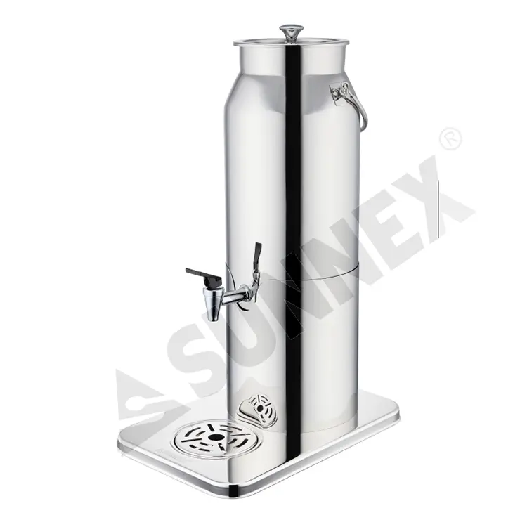 ရေခဲပြွန်နှင့်အတူ stainless သံမဏိအဖျော်ယမကာအဖျော်ယမကာ